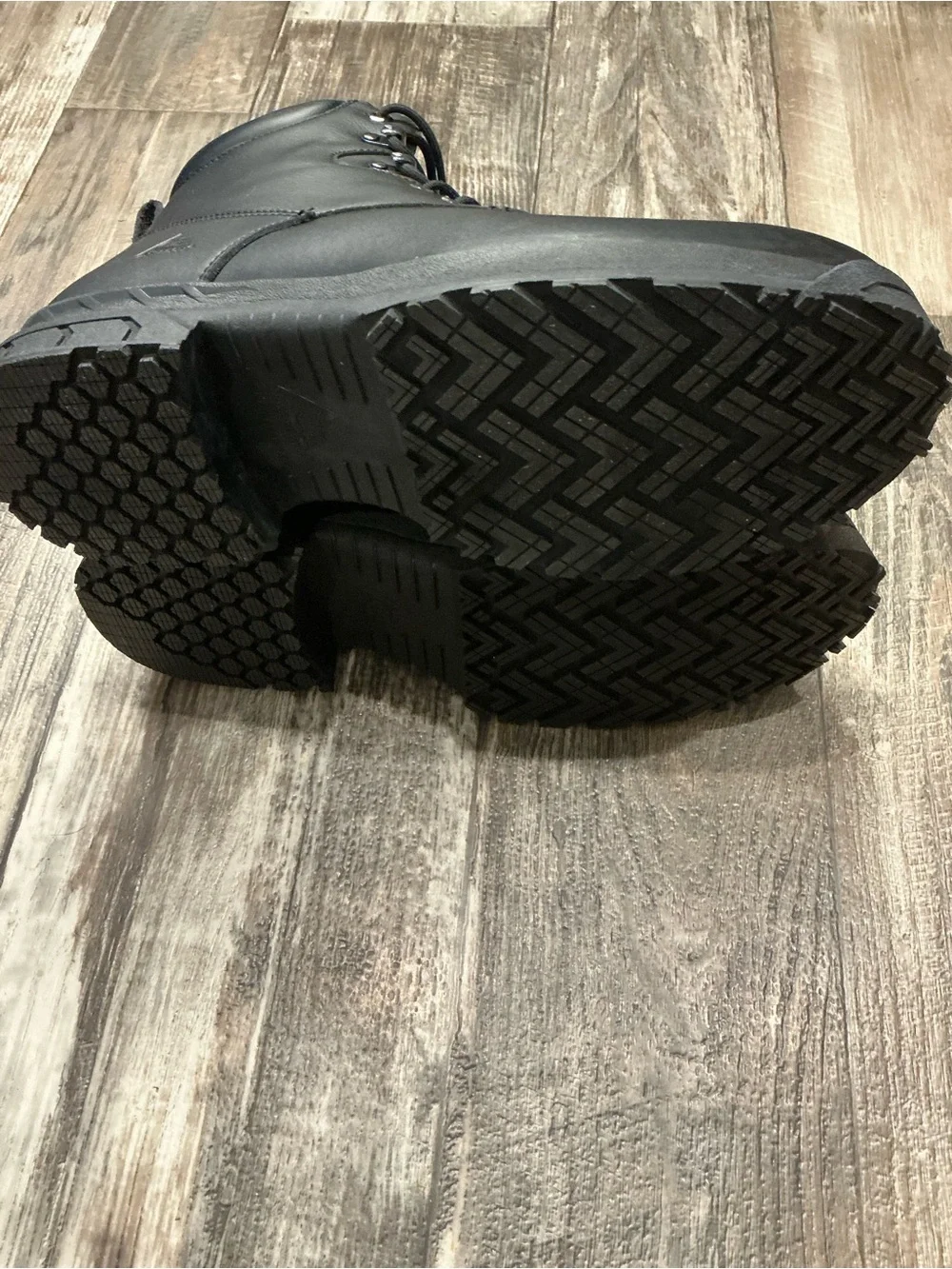 Shoes For Crews Men's Black Lace-Up Work Boot Size 12